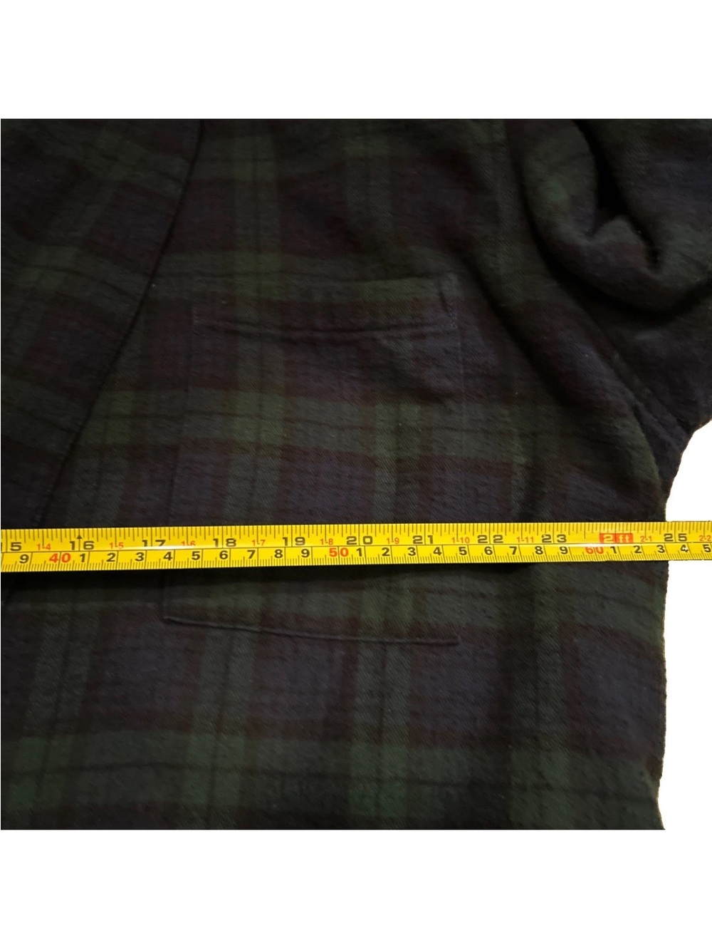 L.L. Bean Men’s Scotch Plaid Flannel Robe Sherpa Lined Size XL Tall - Picture 14 of 15